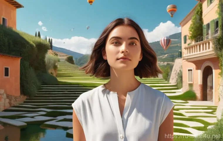 이탈리아어 시제별 문장 구성 - Image Prompt 1: The Intuitive Path to Language Fluency**