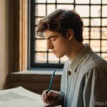 이탈리아어와 유럽 역사 속 역할 - **Prompt:** A young, aspiring Renaissance artist, male, around 20 years old, with a focused expressi...