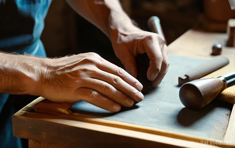 이탈리아어와 이탈리아 경제 - **Prompt 1: The Art of Italian Craftsmanship**
    "A close-up, highly detailed shot inside a histor...