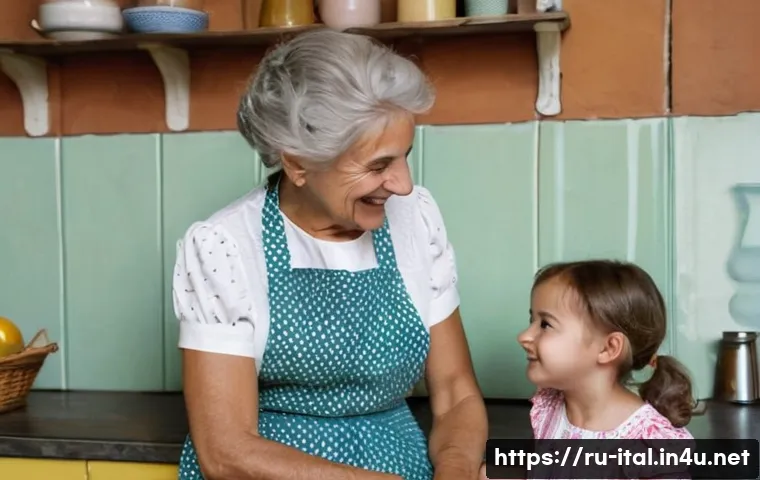 이탈리아어의 로맨틱한 표현 - **Prompt:** A heartwarming scene depicting deep, non-romantic Italian affection. An elderly Italian ...